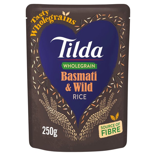 Tilda micro-ondes entier Basmati & Wild Rice 250g