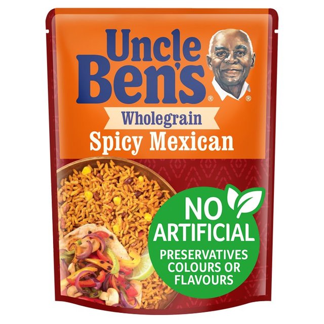 Tío Bens WholeGrain Spicy mexicano Microondas Arroz 250G