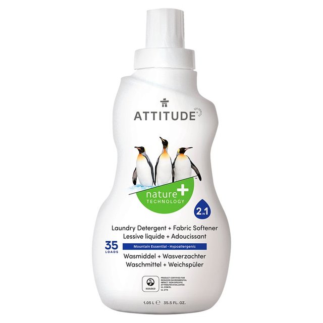 Attitude Laundry Detergent & Fabric Softener Mountain Essentials 35 Loads 1050ml
