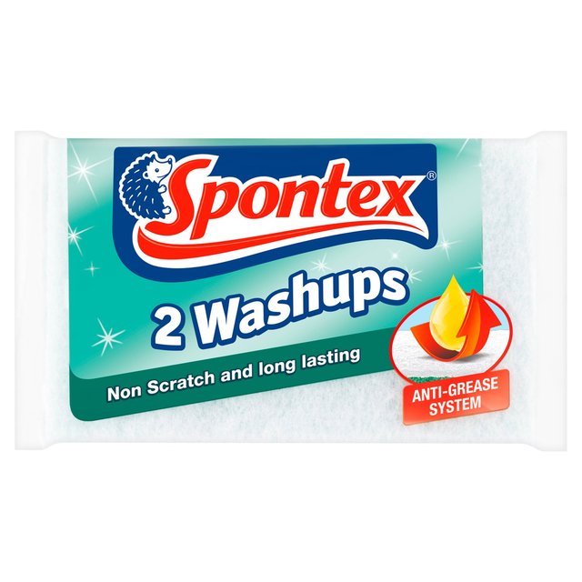 Spontex Washups Non-Scratch 2 par pack