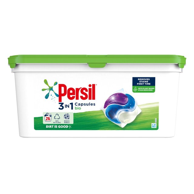 Persil 3 in 1 Wäschewaschkapseln Bio 26 pro Pack