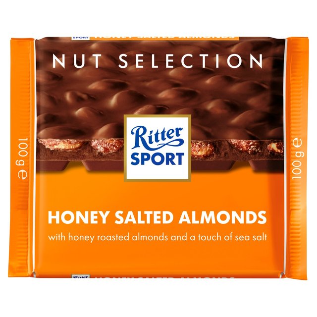 Ritter Sport Nut Perfection miel amandes salées au lait 100g