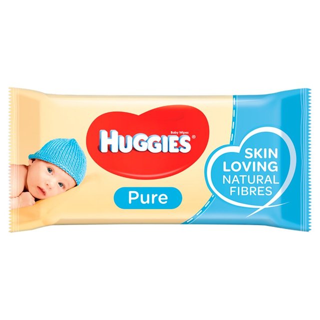 Huggies Pure Baby Wipes per pack | British Online | Essentials