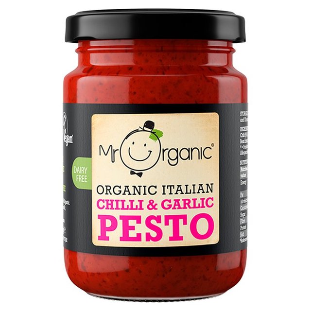Mr Organic Vegan Chilli & Aim Pesto 130G