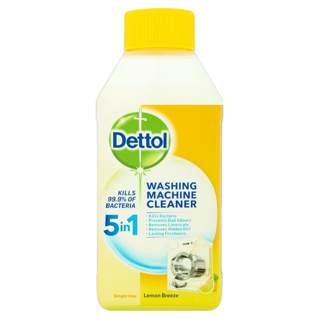 Limpiador de lavadora de Dettol brisa de limón 250 ml