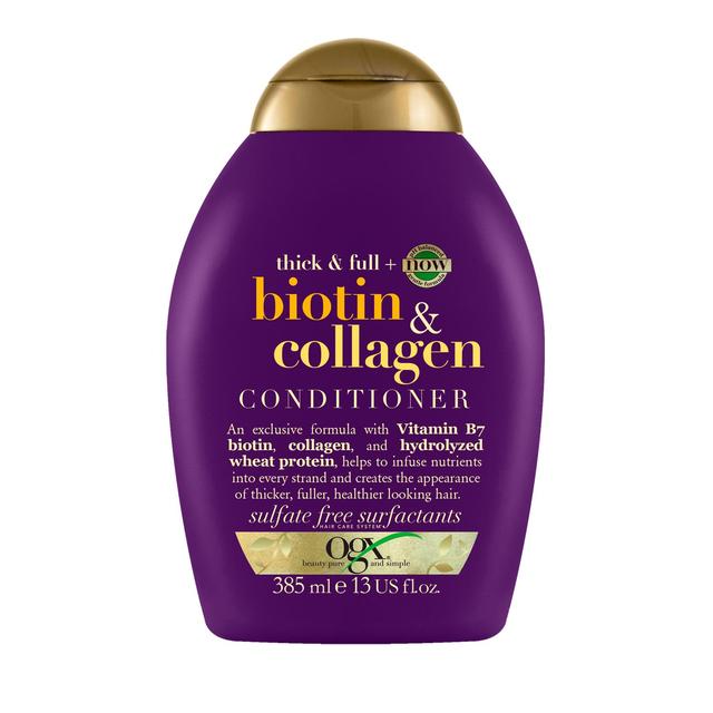 OGX Thick & Full+ Biotin & Collagen pH Balanced Conditioner 385ml