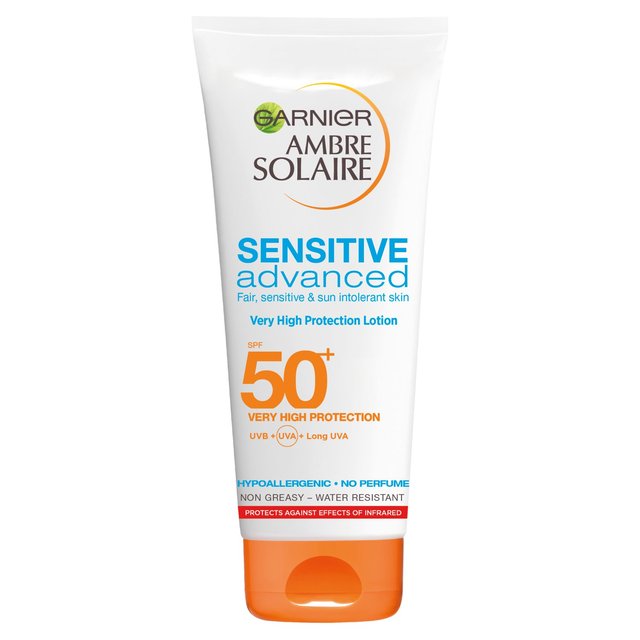 Ambre Solaire SPF 50+ Sensitive Sun Cream 200ml | British Online