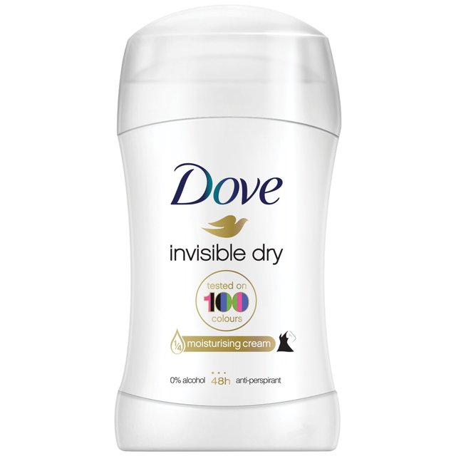 Desodorante antitranspirante Dove Invisible Dry Stick 40 ml 
