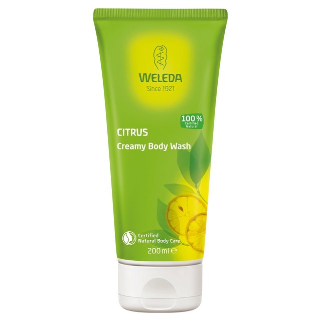 Weleda Natural Citrus Creamy Body Wash Vegan 200ml