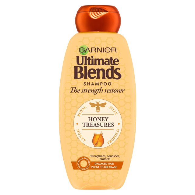 Garnier Ultimate Blends Shampoo de fortalecimiento de miel 360ml