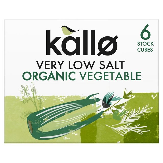 Kallo Organic Very Low Salt Vegetable Stock Cubes 6 x 10g