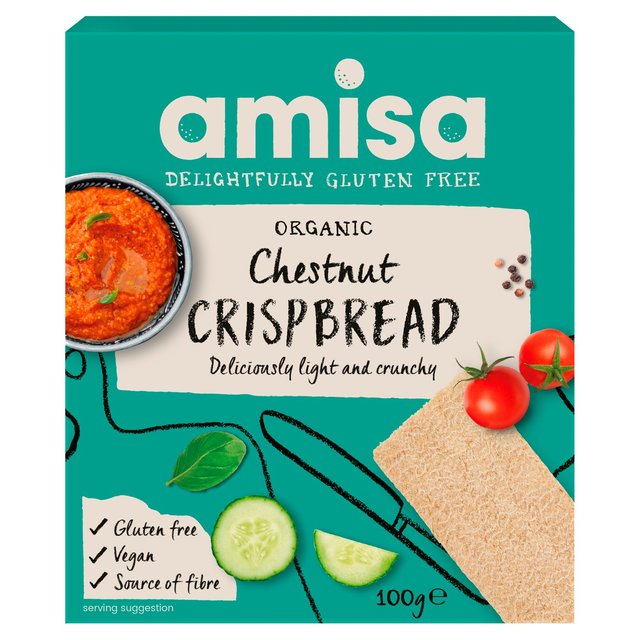 AMISA Orgánica sin gluten castaño crujiente 100G