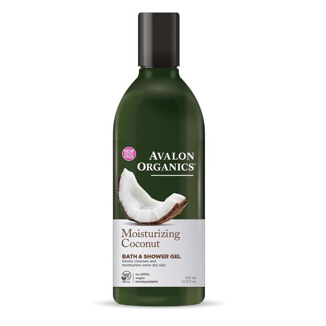 Avalon Organic Coconut Bath and Shower Gel Vegan 355ml