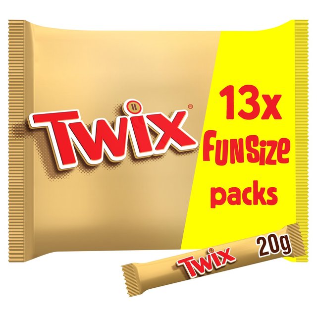 Twix Chocolate Biscuit Fun Size Barritas Multipack 275g 