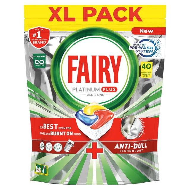 Dishwasher Tablets Fairy All in 1 Platinum Plus 