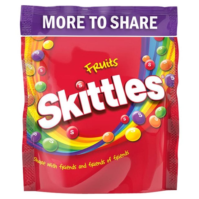 Skittles Fruits Sweets Pouch 350g