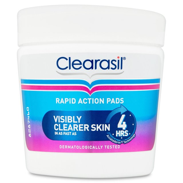 Clearasil Ultra Rapid Action Pads 65 por paquete 