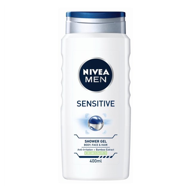 Nivea Men Shower Gel Sensitive Body Wash 400ml