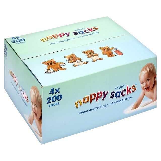 Polylina Nappy Sacks 4 x 200 per pack
