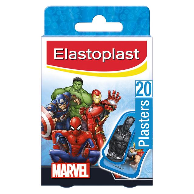 لصقات Elastoplast Avengers Marvel Kids المتنوعة 20 في كل عبوة