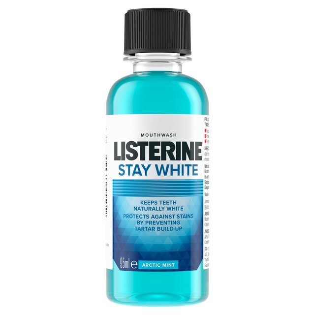 Listerine Arctique Mint reste blanc antibactérien de bains antibactérien 95 ml