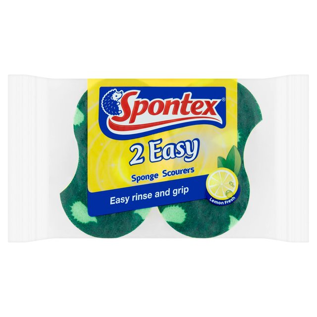 Spontex Easy Sponge Scunher 2 par pack