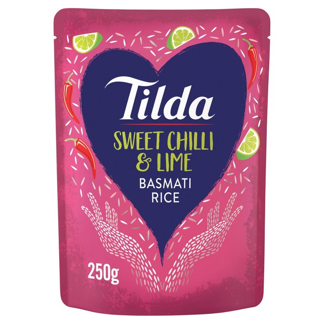 Tilda Microondas Sweet Chilli & Lime Basmati Rice 250G