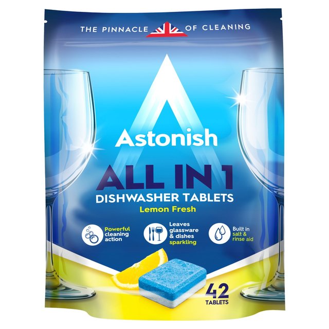 Astonish tout dans 1 comprimés de lave-vaisselle 42 par paquet