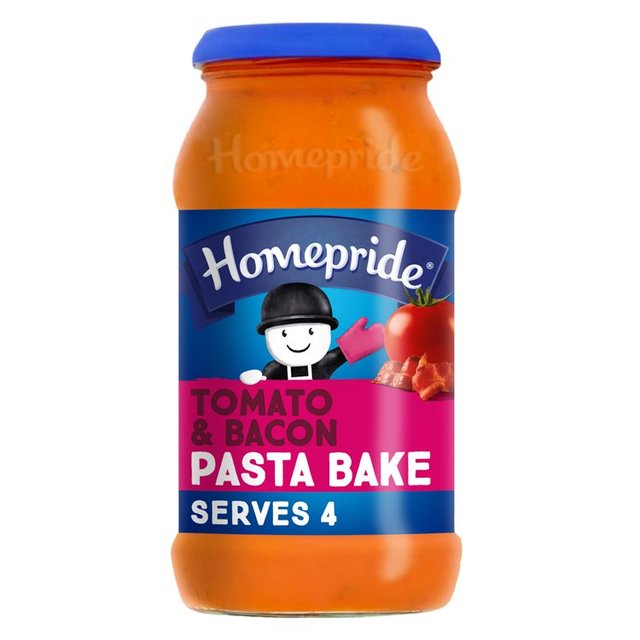 Homepride Creamy Tomato & Bacon Pasta Bake 485g