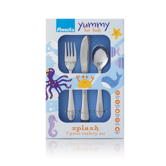 Amefa Splash Cutlery Set Kids 3 Piece
