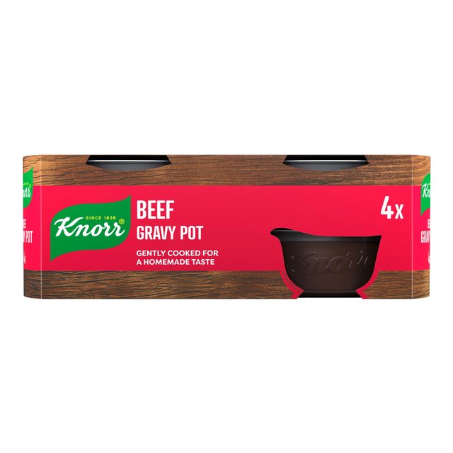 Knorr Beef Gravy Pots 4 x 28g