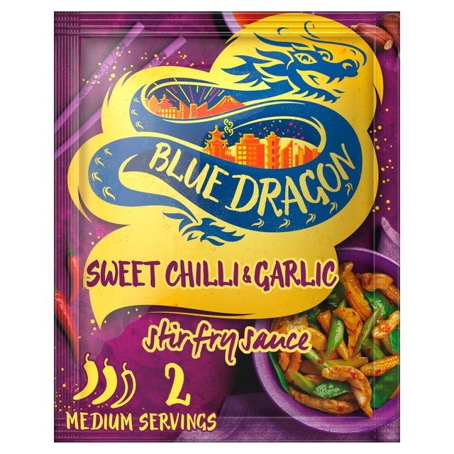 Salsa Salteado Blue Dragon Chile Dulce y Ajo 120g 