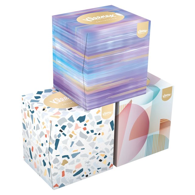 Kleenex Collection Cube Tissues 56 per pack