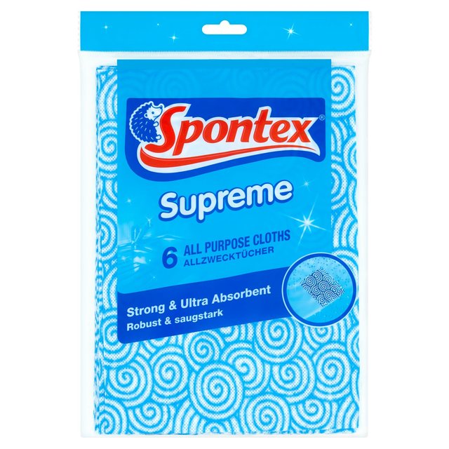 Spontex Supreme Allzwecktuch 6 pro Pack