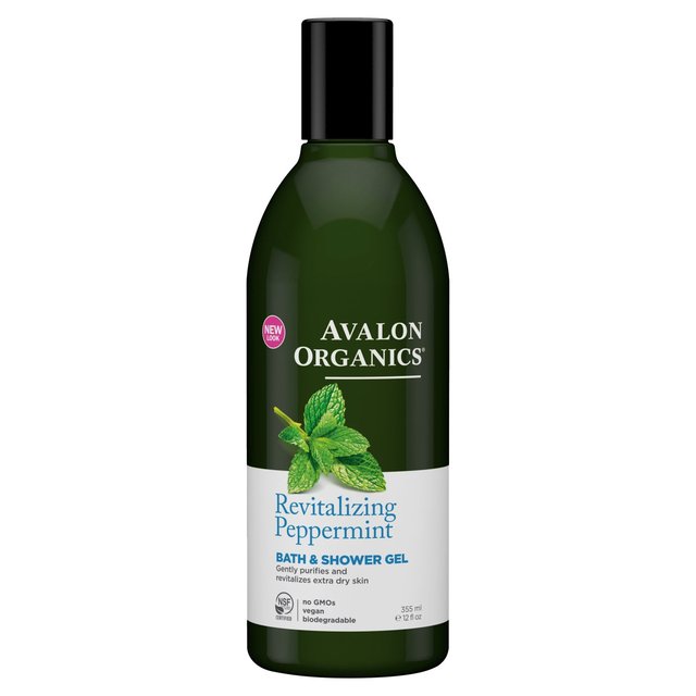 Avalon orgánico de menta y gel de ducha Vegano 355ml