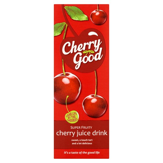 Bebida de jugo de cereza Cherrygood 1L 