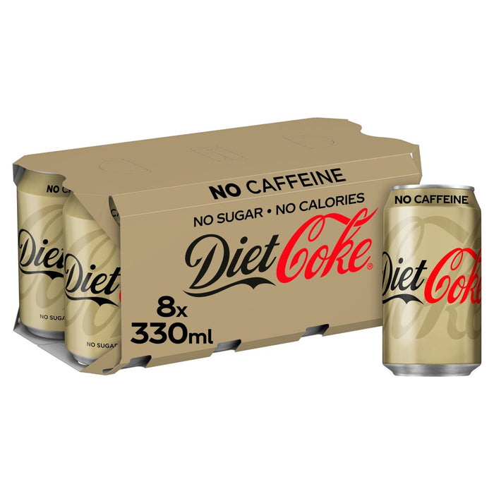 Diet Coke Cafeine GRATUIT 8 x 330 ml
