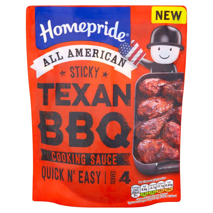 Homepride All American Sticky Texan BBQ Cooking Sauce 200g