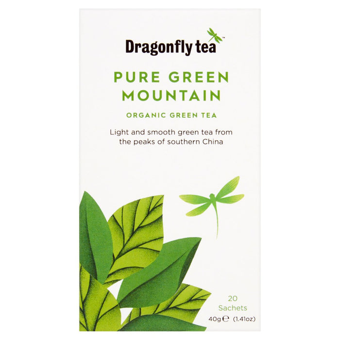 Dragonfly Organic Pure Green Mountain Tea 20 por paquete