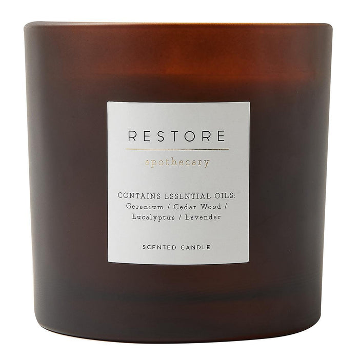 M&S Apothecary Restore Large 3 Wick Scented Candle