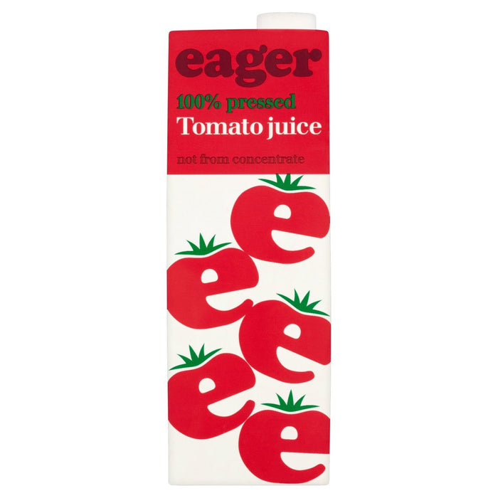 Eager Tomato Juice Not From Concentrate 1L