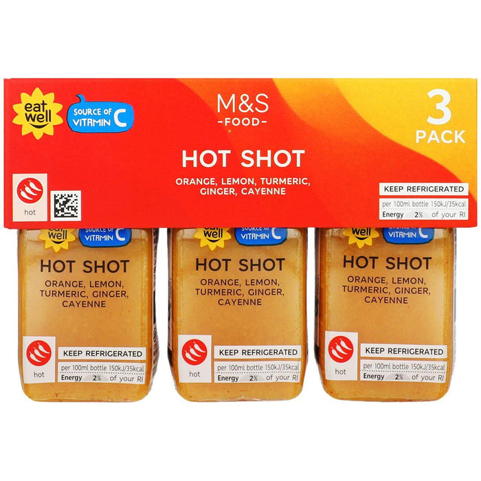 M & S Hot Shots Multipack 3 x 100 ml