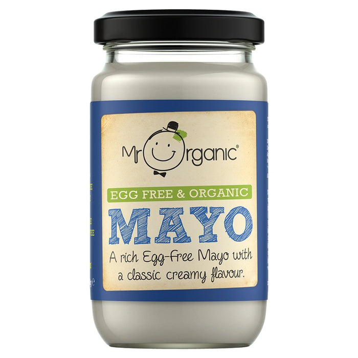 Mr Organic Egg Free & Organic Mayo 180g