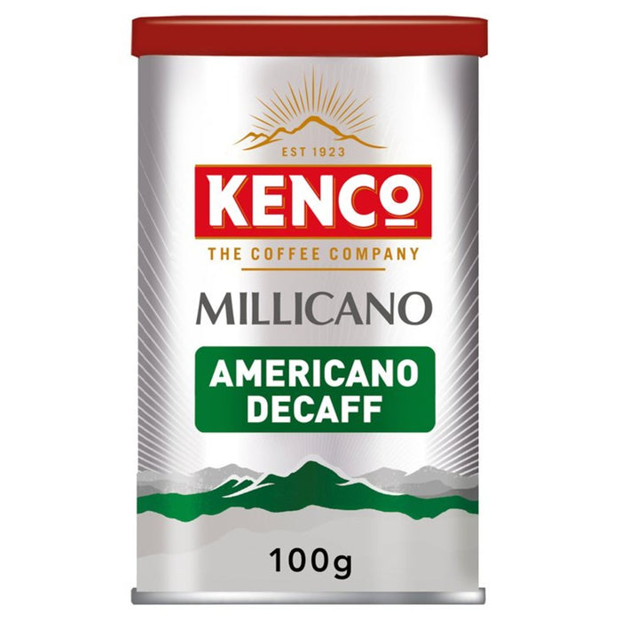 Kenco Millicano Americano Café Instantáneo Descafeinado 100g 