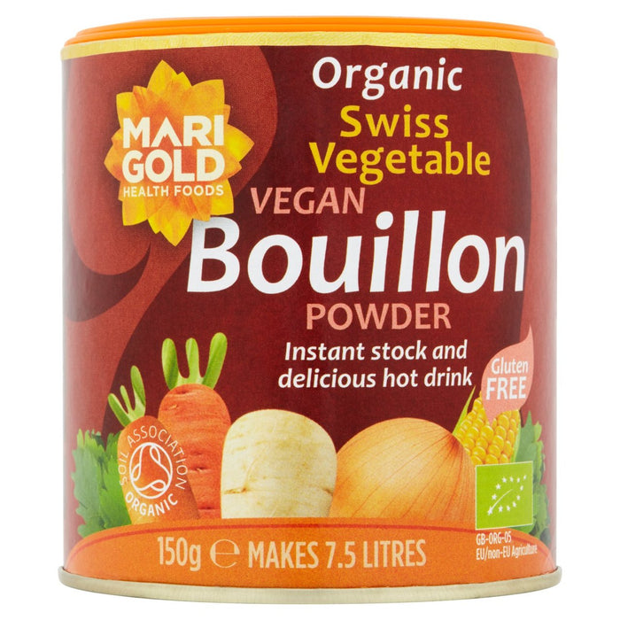 Ringelblume Bio -Schweizer Gemüse veganes Bouillon -Pulver 150 g