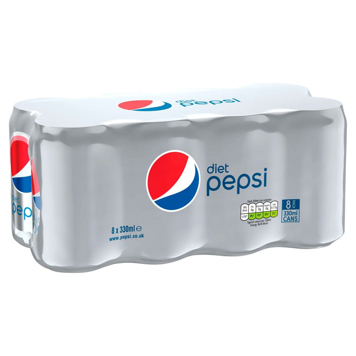 Pepsi Diet 8 x 330ml | British Online | British Essentials