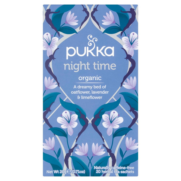 Pukka Organic Night Time TEA SAGS 20 par paquet