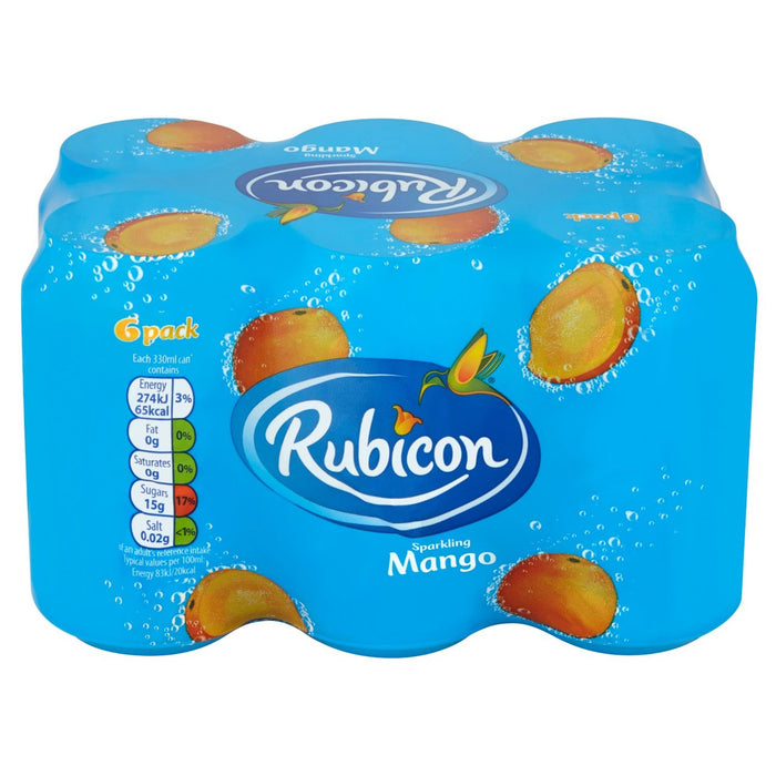 Rubicon Sparkling Mango 6 x 330 ml