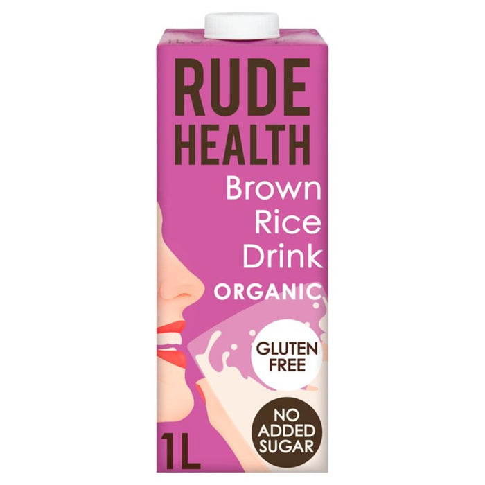 Rude Health Longlife Unsweetened Brown Rice Drink 1L