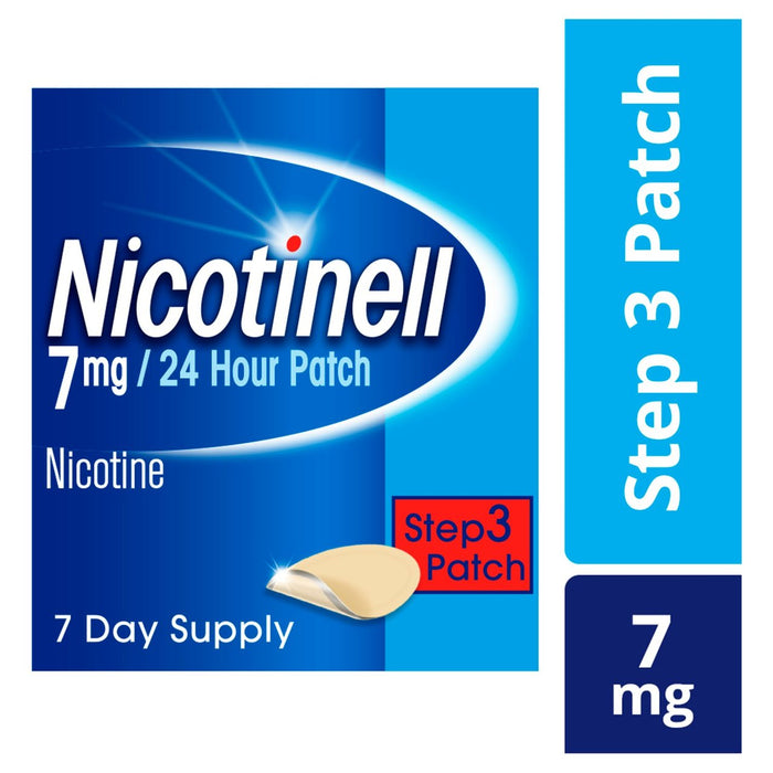نيكوتينيل 7 ملغ، رقعة 24 ساعة، الخطوة 3 7 لكل عبوة